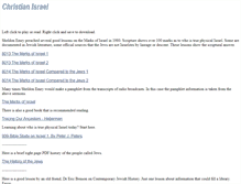 Tablet Screenshot of christianisrael.info